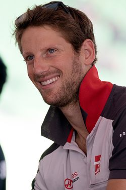 Romain Grosjean Malesiassa vuonna 2016.