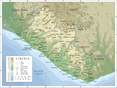 Map of Liberia