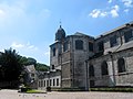 2005 : collégiale d'Andenne construite sur le site de l'ancienne abbaye.