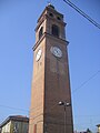 La settecentesca torre di Luzzara ospitò un serbatoio idrico con funzione di torre piezometrica