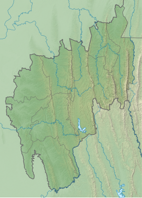 Map showing the location of Rajbari National Park