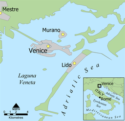 Murano i Venezialagunen