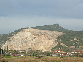 Vue du Monte Serra depuis la province de Pise.