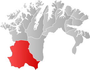 Poziția localității Comuna Kautokeino