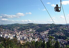 Vista da cidade do Mirante do Redentor