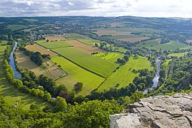 Boucle de l'Orne. Vue de Saint-Omer, dans le sud.