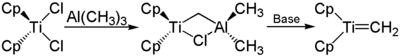 Synthese der Tebbe-Reagenz und Weiterreaktion zum Schrock-Carben