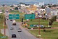 Tronçon concomitant avec BR-050, près de Valparaíso de Goiás, à la frontière entre le Distrito Federal et Goiás.