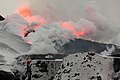 An awesome picture of the 2010 Eyjafjallajökull eruption! Ash and C02 clouds at the ready!