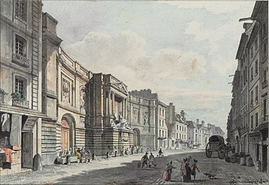 Fontaine ; dessin de 1789