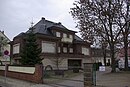 Villa Reppmann: Einfriedung, Garage und Kontorgebäude