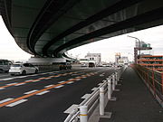 黄金跨線橋（中川区-中村区・2014年9月）