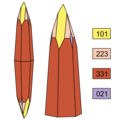 10. steilpyramidal, flächenreich, aus „Chester, Mass.“[30]