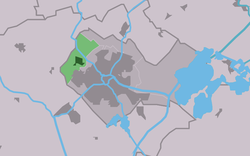 Location in the former Sneek municipality