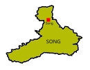 Map of Song District, Sarawak 砂拉越州桑坡县地图