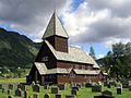 Røldal stavkirke i Odda kommune Foto: Roarjo