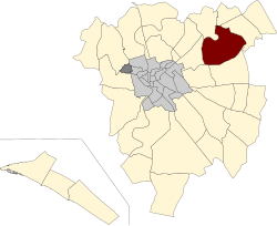 Mappa dei quartieri di