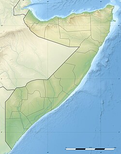 Hobyo is located in Somalia