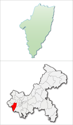 永川区的地理位置