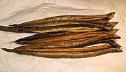 Smoked eels