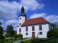 Vue de l'église Sainte-Catherine de Garbisdorf