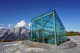 Le musée dans les nuages au Monte Rite.