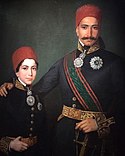 Muhammad Khaznadar, with his father