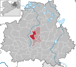 Nebelschütz na mapě