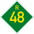 Provinsiale roete R48 shield