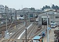 The Ogose Line storage siding and track maintenance depot to the east of the station, June 2008