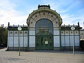 Station Karlsplatz, ontworpen door Otto Wagner.