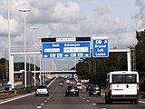 The ring road of Brussels in Sint-Stevens-Woluwe