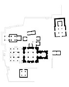 Floor plans of the 8th-century Bhutanatha temple near the lake