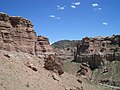 Pentes du canyon de Charyn