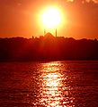 Image 5The sun setting over the Golden Horn in the city of Istanbul.