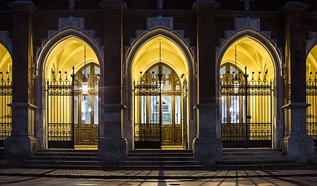 Arcades du collegium novum. Septembre 2014.