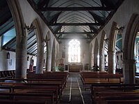 Vue générale de l'intérieur de l'église.