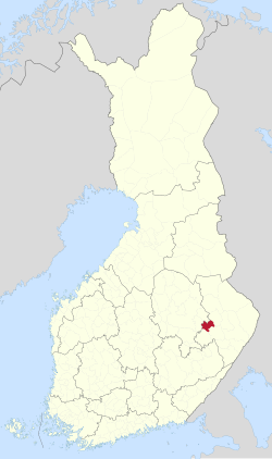 Location of Outokumpu in Finland