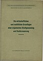 Paul Ritterbusch: Publikation zur Stadterneuerung, 1943