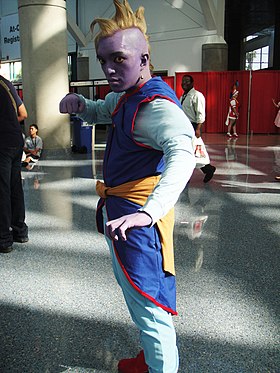 Cosplay de Kaio Shin à l'Anime Expo 2011, à Los Angeles.