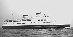 Dänisches Fährschiff Dronning Ingrid 1954–1963