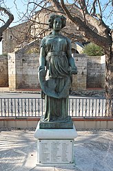 Le monument aux morts d'Elne.