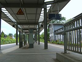 Perron van station Hamburg-Wandsbek (2006)