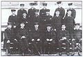 Promotion 1908-1911 de l'école normale d'Orléans en uniforme noir (voir « Hussard noir »).