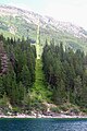 49th parallel at Waterton Lake