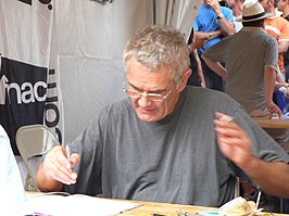 André Geerts op het Internationaal Stripfestival van Solliès-Ville in augustus 2008.