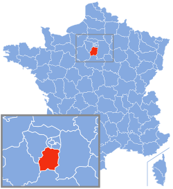 Location of Essonne