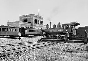 Stasiun Jalur Kereta Api Yerusalem, 1900