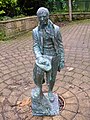 Statue of Burns erected by Clement Wilson at Eglinton Country Park, North Ayrshire.