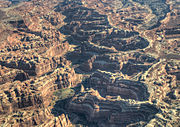 Aerial view of the Maze